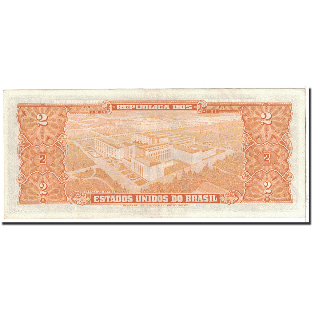 Banknote, Brazil, 2 Cruzeiros, 1956, Undated, KM:157Aa, UNC(63)