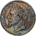 Francia, Napoleon III, 5 Francs, 1868, Strasbourg, Plata, BC+, Gadoury:739