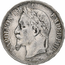 France, Napoleon III, 5 Francs, 1867, Paris, Silver, VF(30-35), KM:799.1