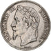 Francia, Napoleon III, 5 Francs, 1867, Paris, Argento, MB+, KM:799.1