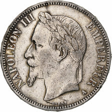 France, Napoléon III, 5 Francs, 1868, Paris, Argent, TB, Gadoury:739, KM:799.1