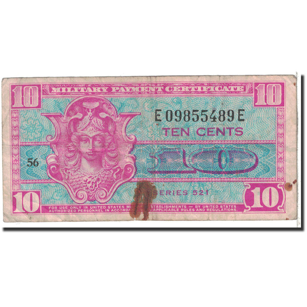 Banknote, United States, 10 Cents, 1954, Undated, KM:M30a, VF(20-25)