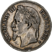 France, Napoléon III, 5 Francs, 1870, Paris, Argent, TB, Gadoury:739, KM:799.1