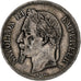 France, Napoleon III, 5 Francs, 1870, Paris, Silver, VF(30-35), Gadoury:739