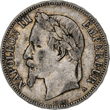 Frankrijk, Napoleon III, 5 Francs, 1870, Paris, Zilver, FR+, Gadoury:739