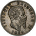 Italy, Vittorio Emanuele II, 5 Lire, 1869, Milan, Silver, VF(20-25), KM:8.3