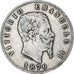 Italie, Vittorio Emanuele II, 5 Lire, 1870, Milan, Argent, TB, KM:8.3