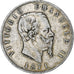 Italie, Vittorio Emanuele II, 5 Lire, 1871, Milan, Argent, TB, KM:8.3