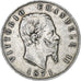 Italia, Vittorio Emanuele II, 5 Lire, 1871, Milan, Argento, MB, KM:8.3