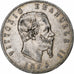 Italy, Vittorio Emanuele II, 5 Lire, 1873, Milan, Silver, VF(20-25), KM:8.3