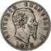 Italy, Vittorio Emanuele II, 5 Lire, 1873, Milan, Silver, VF(20-25), KM:8.3