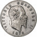 Italie, Vittorio Emanuele II, 5 Lire, 1874, Milan, Argent, TB, KM:8.3