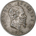 Italie, Vittorio Emanuele II, 5 Lire, 1874, Milan, Argent, TB, KM:8.3