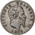 Italie, Vittorio Emanuele II, 5 Lire, 1874, Milan, Argent, TB, KM:8.3