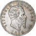 Italia, Vittorio Emanuele II, 5 Lire, 1875, Milan, Argento, MB, KM:8.3