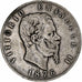Włochy, Vittorio Emanuele II, 5 Lire, 1876, Rome, Srebro, VF(20-25), KM:8.4