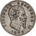 Italie, Vittorio Emanuele II, 5 Lire, 1877, Rome, Argent, TB, KM:8.4