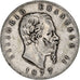 Italia, Vittorio Emanuele II, 5 Lire, 1877, Rome, Argento, MB, KM:8.4