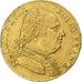 France, Louis XVIII, 20 Francs, 1815, London, Gold, EF(40-45), Gadoury:1027, Le