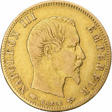 Francia, Napoleon III, 5 Francs, 1859, Paris, Oro, BB, Gadoury:1001, KM:787.1
