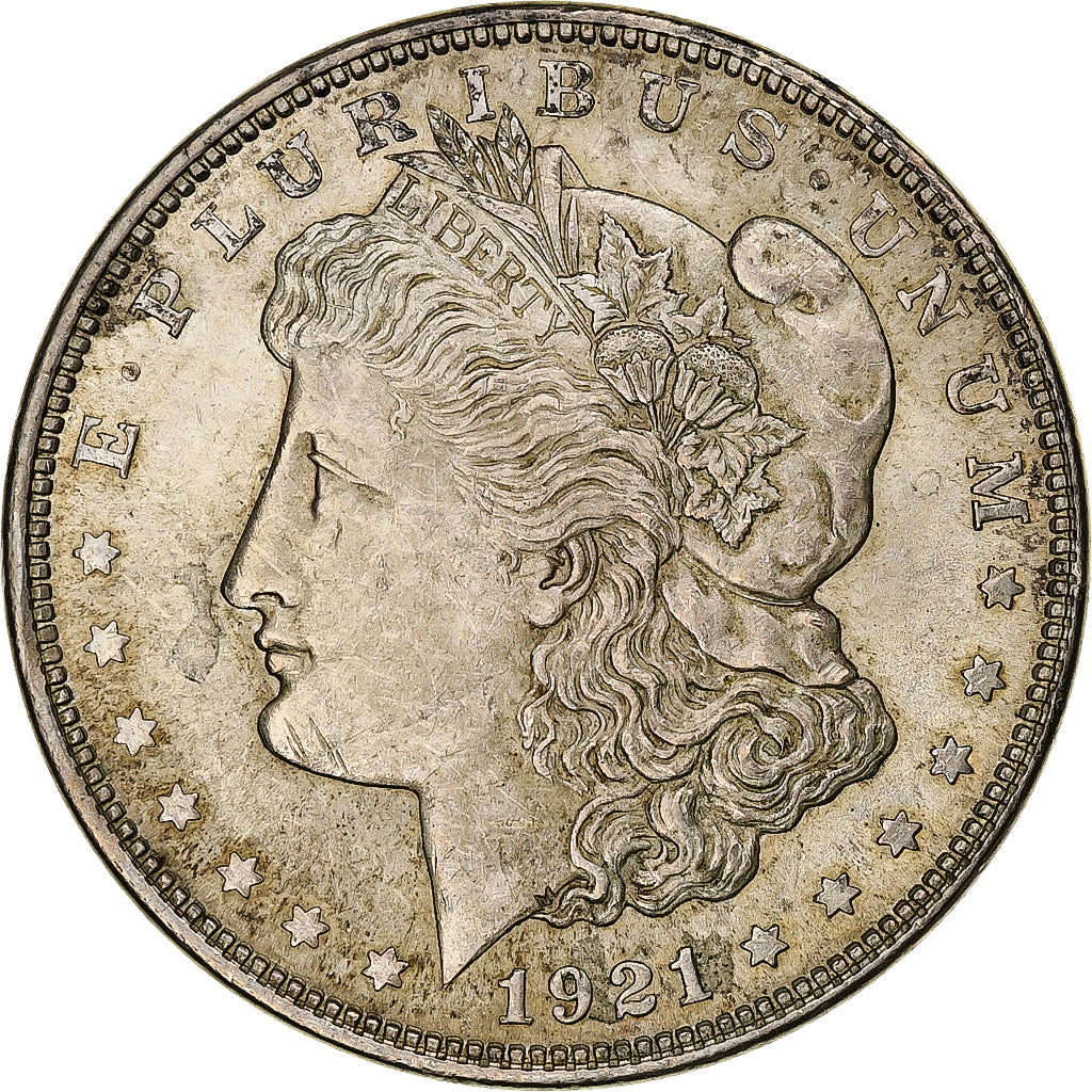 Stati Uniti, Dollar, Morgan, 1921, Philadelphia, Argento, SPL-, KM:110