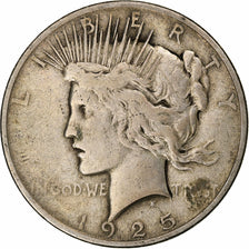 United States, Dollar, Peace Dollar, 1925, Philadelphia, Silver, VF(30-35)