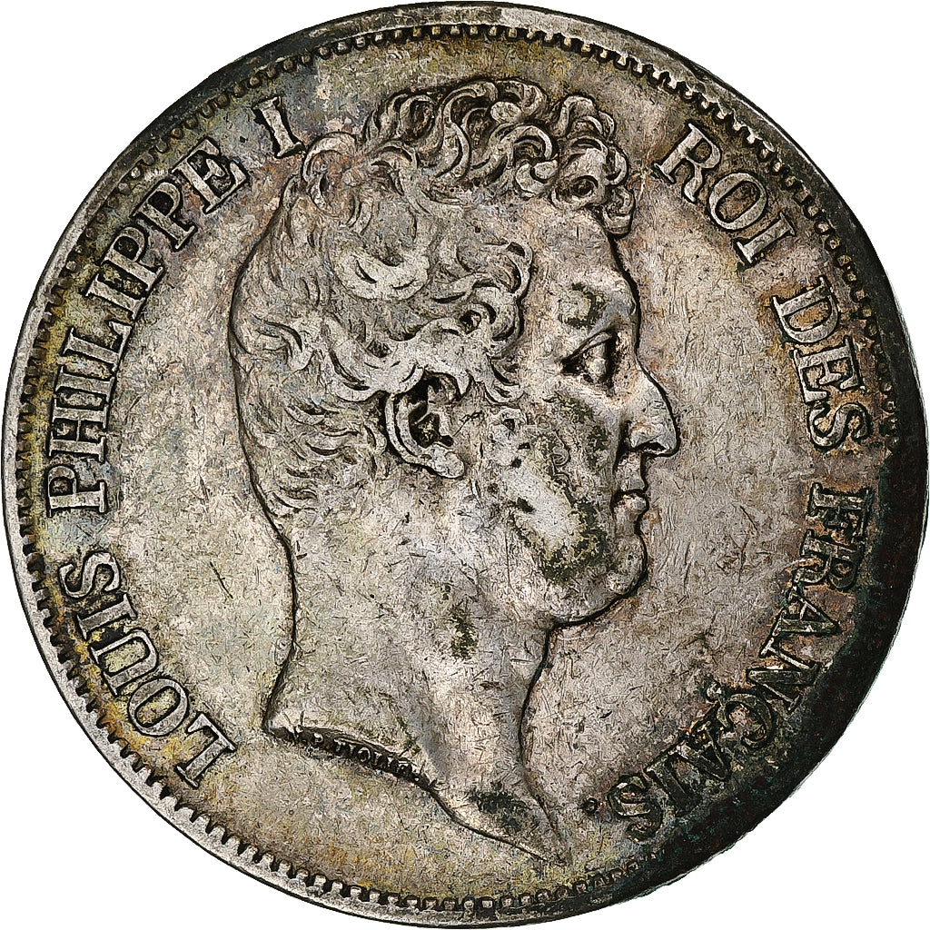 Frankrijk, 5 Francs, Louis-Philippe, 1831, Lille, Zilver, FR+, Gadoury:676