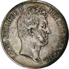 Frankrijk, 5 Francs, Louis-Philippe, 1831, Lille, Zilver, FR+, Gadoury:676