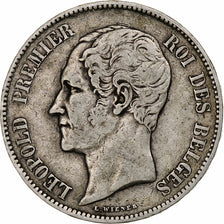 Belgium, Leopold I, 5 Francs, 5 Frank, 1850, Silver, VF(30-35), KM:17