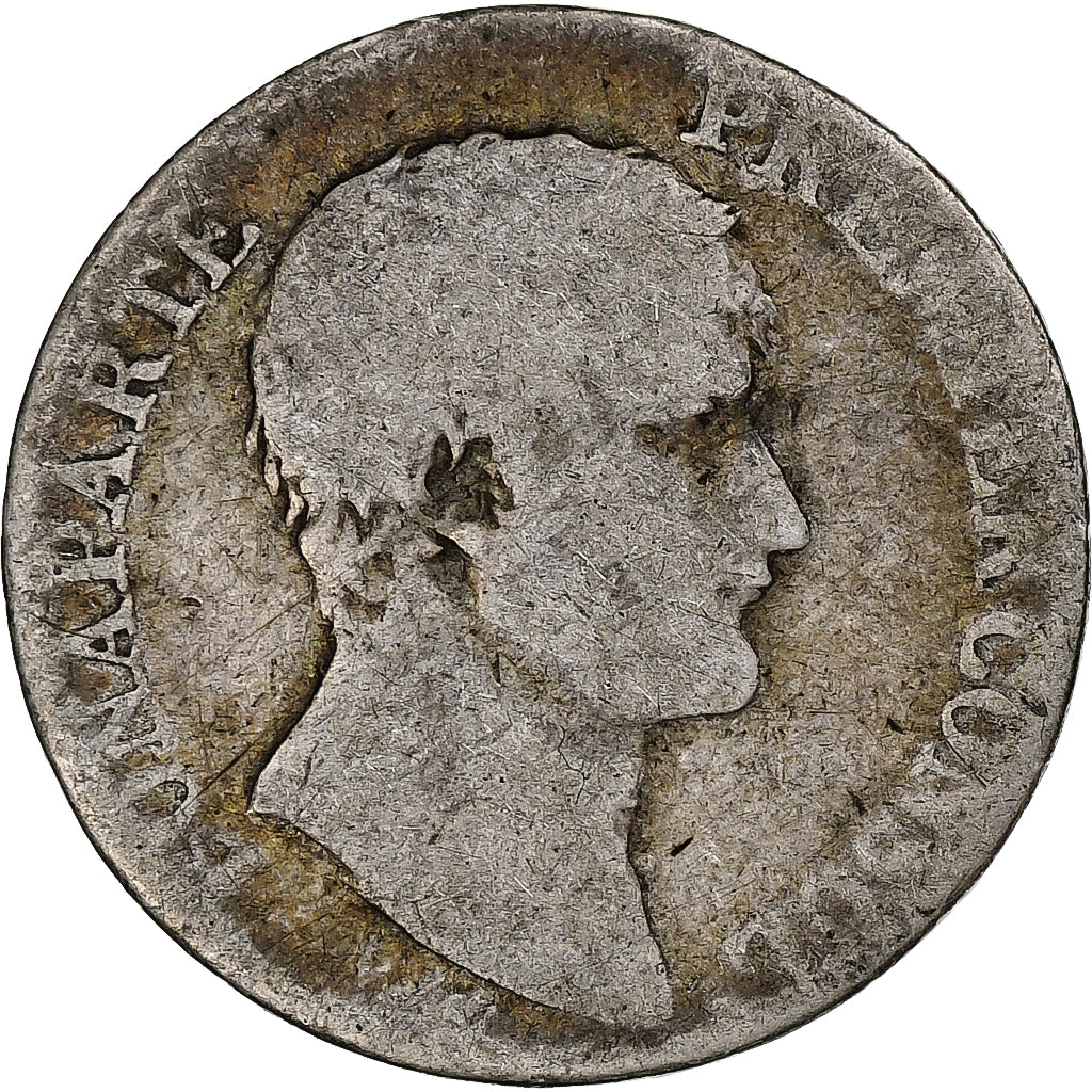France, Franc, Napoléon I, An 12, Paris, Silver, G(4-6), Gadoury:442, KM:649.1