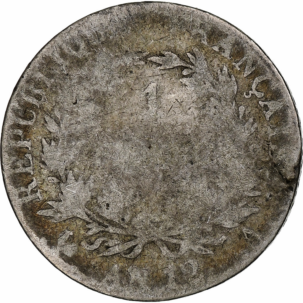 France, Franc, Napoléon I, An 12, Paris, Silver, G(4-6), Gadoury:442, KM:649.1
