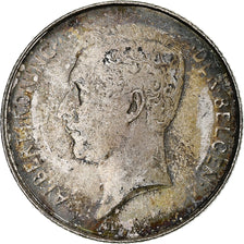 Belgium, Franc, 1912, Silver, AU(55-58), KM:73.1