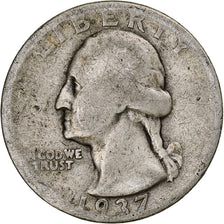 United States, Quarter, Washington Quarter, 1937, Denver, Silver, F(12-15)