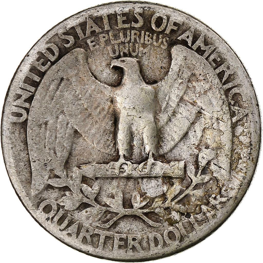 United States, Quarter, Washington Quarter, 1941, Philadelphia, Silver
