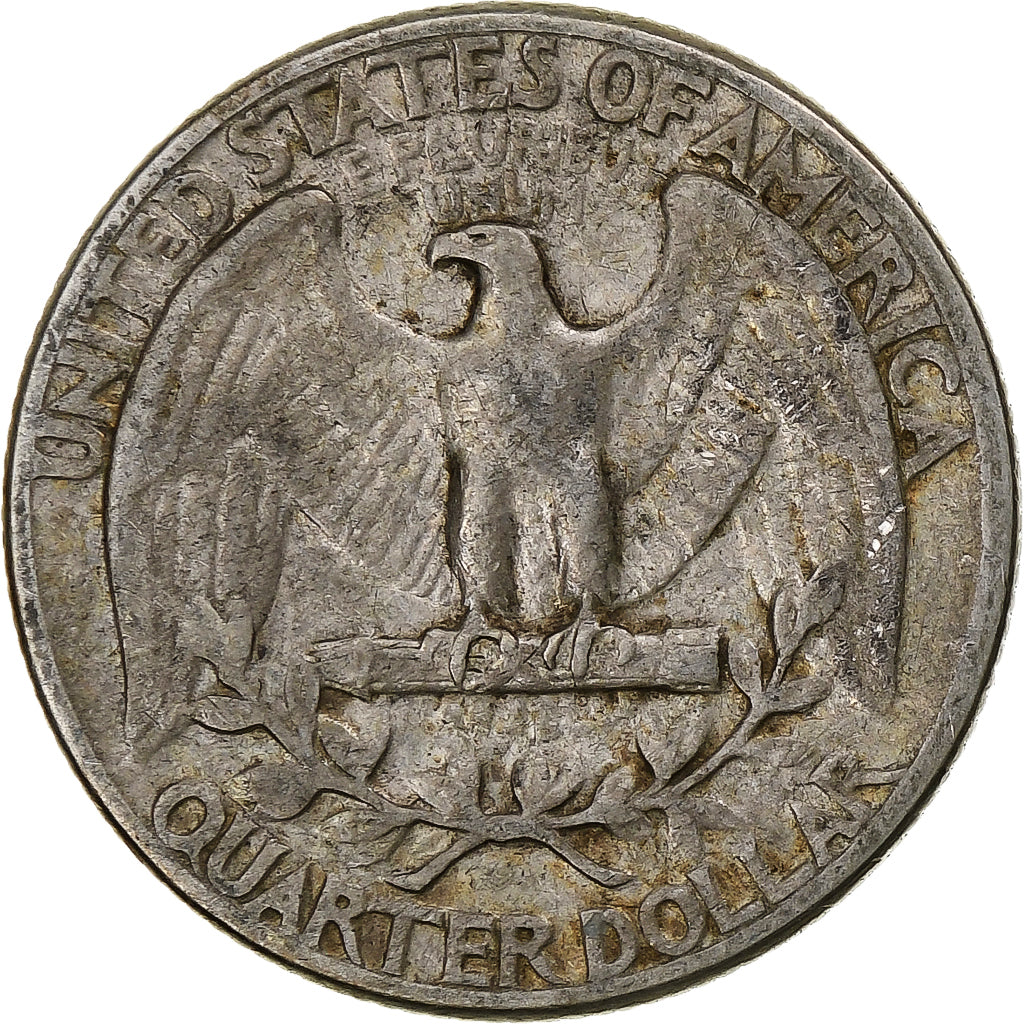 United States, Quarter, Washington Quarter, 1941, Philadelphia, Silver