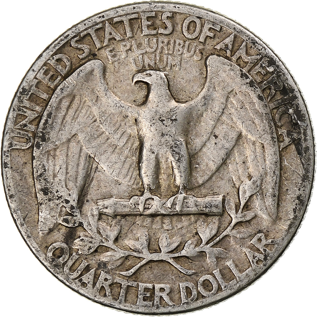 Estados Unidos, Quarter, Washington Quarter, 1942, Philadelphia, Plata, BC+