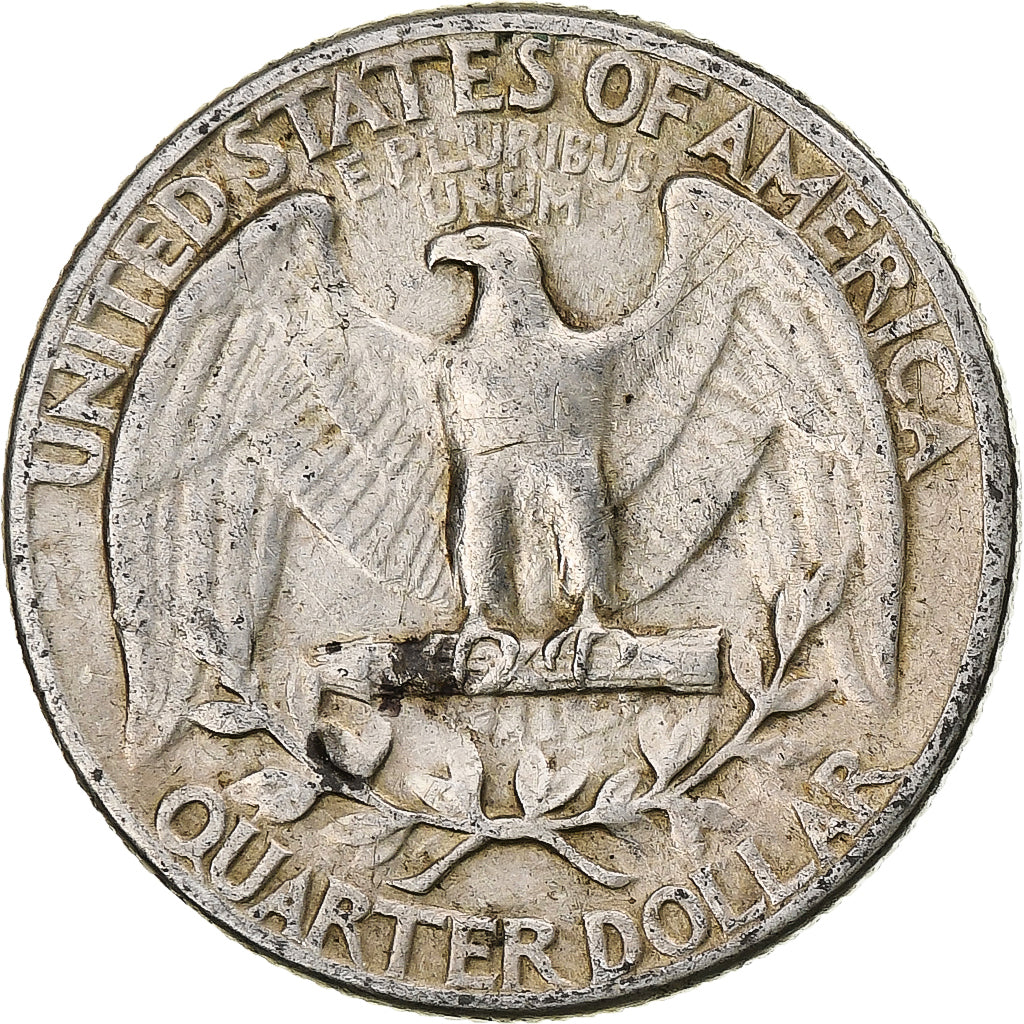 USA, Quarter, Washington Quarter, 1943, Philadelphia, Srebro, VF(20-25), KM:164