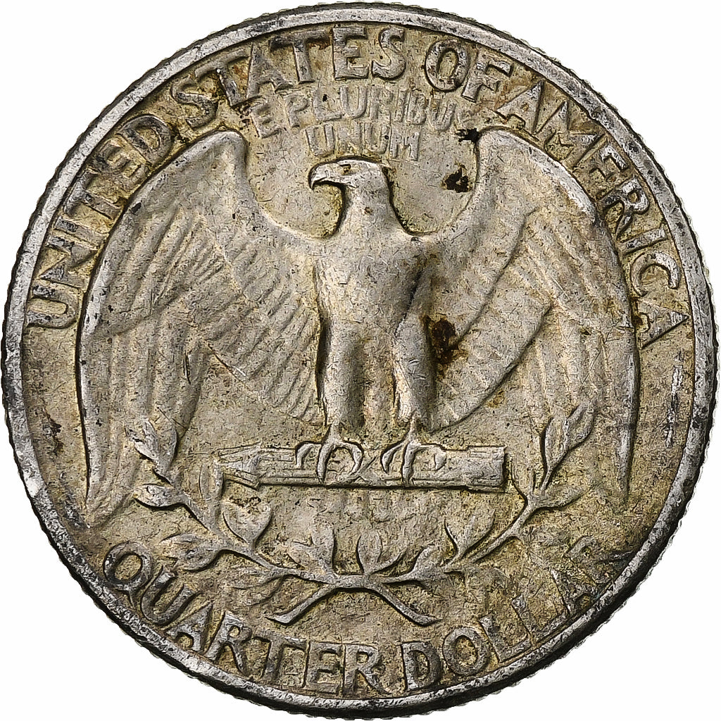 Estados Unidos, Quarter, Washington Quarter, 1943, Philadelphia, Plata, BC+