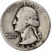 Estados Unidos, Quarter, Washington Quarter, 1945, Philadelphia, Plata, BC+