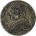 ESTADOS ITALIANOS, PAPAL STATES, Pius IX, 20 Baiocchi, 1865, Rome, Prata