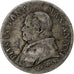 ITALIAN STATES, PAPAL STATES, Pius IX, Lira, 1866, Rome, Silver, VF(20-25)
