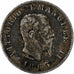 Italie, Vittorio Emanuele II, Lira, 1863, Milan, Argent, TB, KM:5a.1