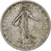 Frankrijk, Franc, Semeuse, 1915, Paris, Medal alignment, Zilver, FR+