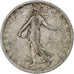 France, Franc, Semeuse, 1915, Paris, Medal alignment, Silver, VF(30-35)