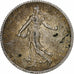 Francia, Franc, Semeuse, 1917, Paris, Rotated Die Error, Argento, BB, KM:844.1