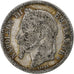France, Napoleon III, Franc, 1866, Strasbourg, Silver, F(12-15), Gadoury:463