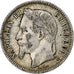 France, Napoléon III, Franc, 1868, Strasbourg, grand BB, Argent, TB+