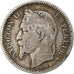 Francia, Franc, Napoléon III, 1869, Strasbourg, Argento, MB, Gadoury:463