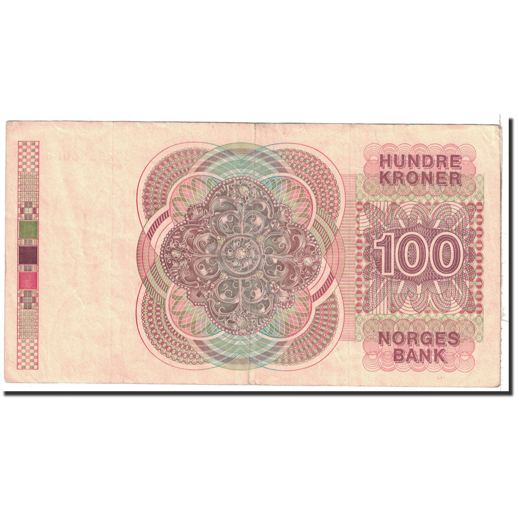 Banconote, Norvegia, 100 Kroner, 1988, KM:43d, Undated, BB