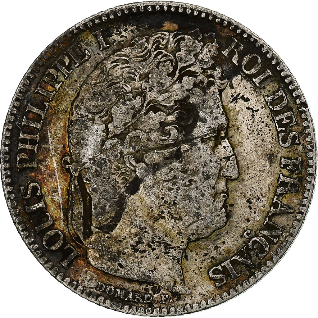 France, Franc, Louis-Philippe, 1847, Paris, Silver, VF(30-35), Gadoury:453